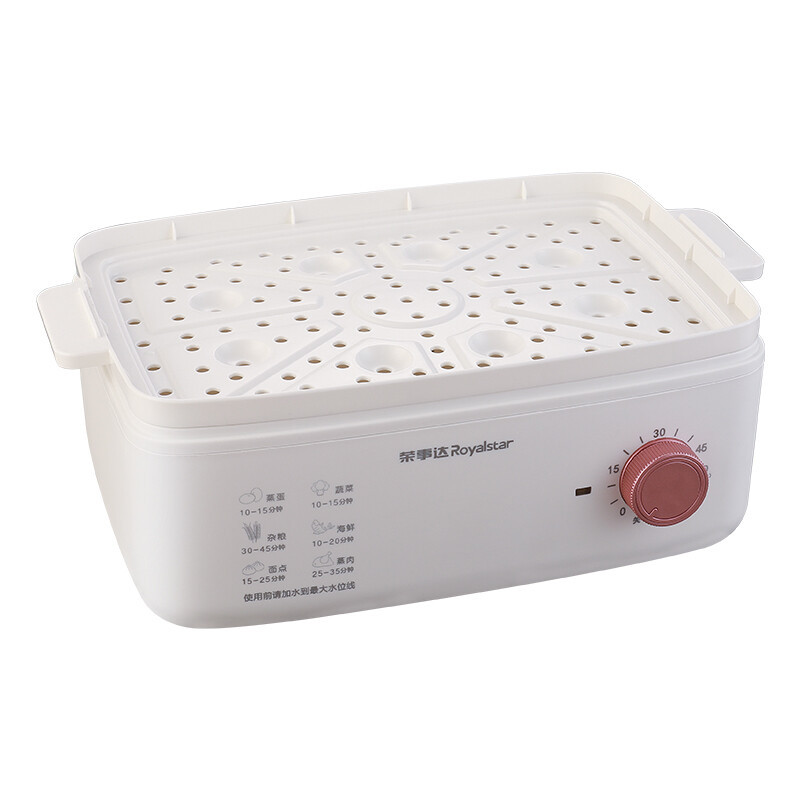 荣事达(Royalstar) 多功能电蒸笼 10S速出汽快速锁鲜双层可视大容量 ZG081B高清大图