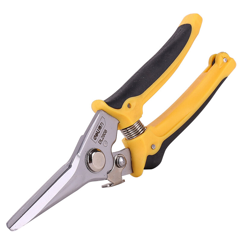 得力deli电工剪黄8视频