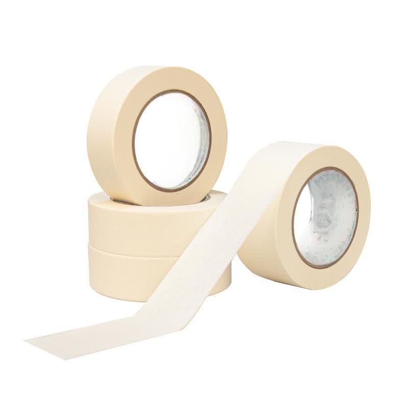 优橙纸胶带美纹胶装修遮蔽强粘和纸不留胶易撕美文美纹纸宽5.0CM20米图片