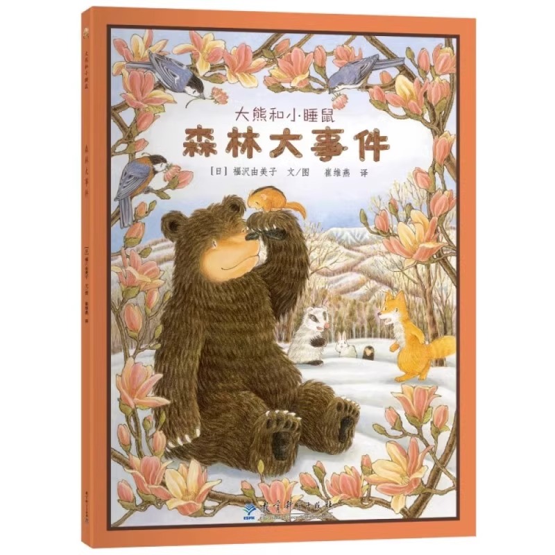 大排长龙[套装6册 3-7岁] [正版]大熊和小睡鼠系列图画书套装共4册 大排长龙森林快递森林旅馆森林图书馆作家福泽由美高清大图