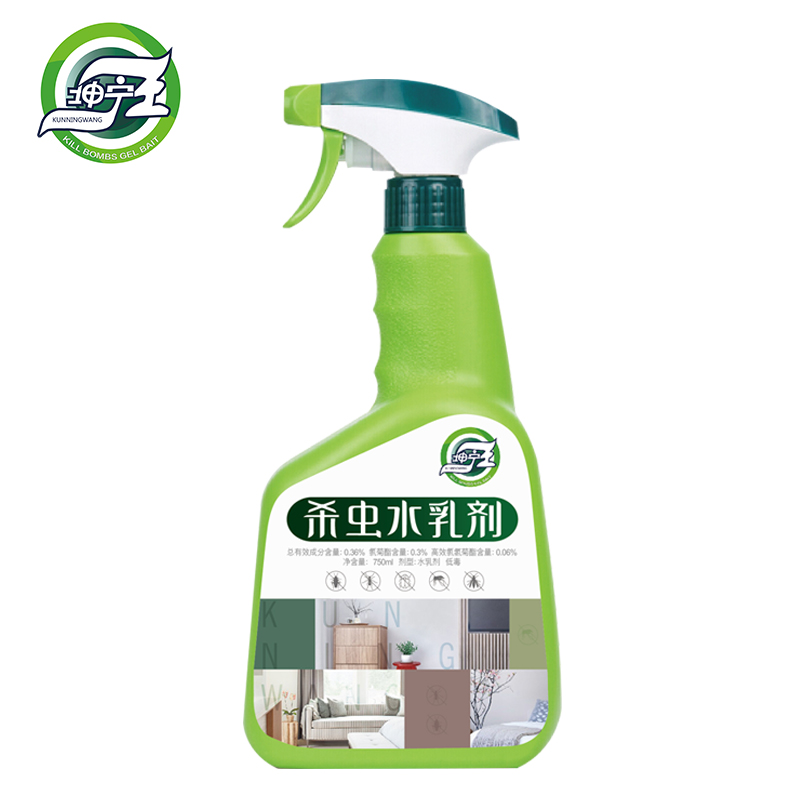 坤宁王 杀虫喷射剂蟑螂药跳蚤药灭蟑螂螨虫灭蚊药水750ml