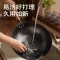 卡特马克锤纹铁锅无涂层不粘锅家用炒菜锅电磁炉燃气专用平底锅子