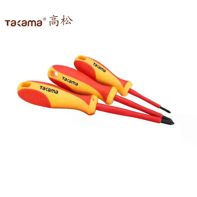 高松takama VDE双色绝缘耐压螺丝批十字8*150mmv428150 /1把