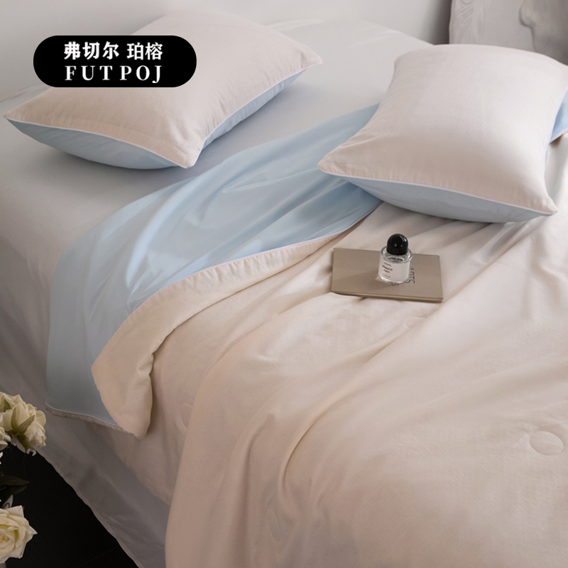 弗切尔珀榕 FTDC251578 锦氨全棉双层纱双面两用大豆夏被高清大图