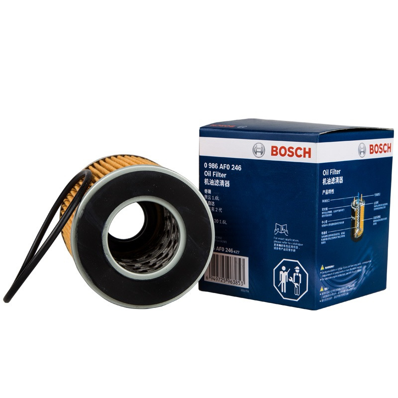 博世(BOSCH)机油滤清器0986AF0246(奇瑞旗云1.6L/福美来2代1.6L/力帆5201.6L)