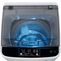 志高/CHLGO XQB75-5A508A 7.5公斤大容量家用波轮全自动洗衣机 小型迷你洗衣机洗脱一体 蓝光洗涤