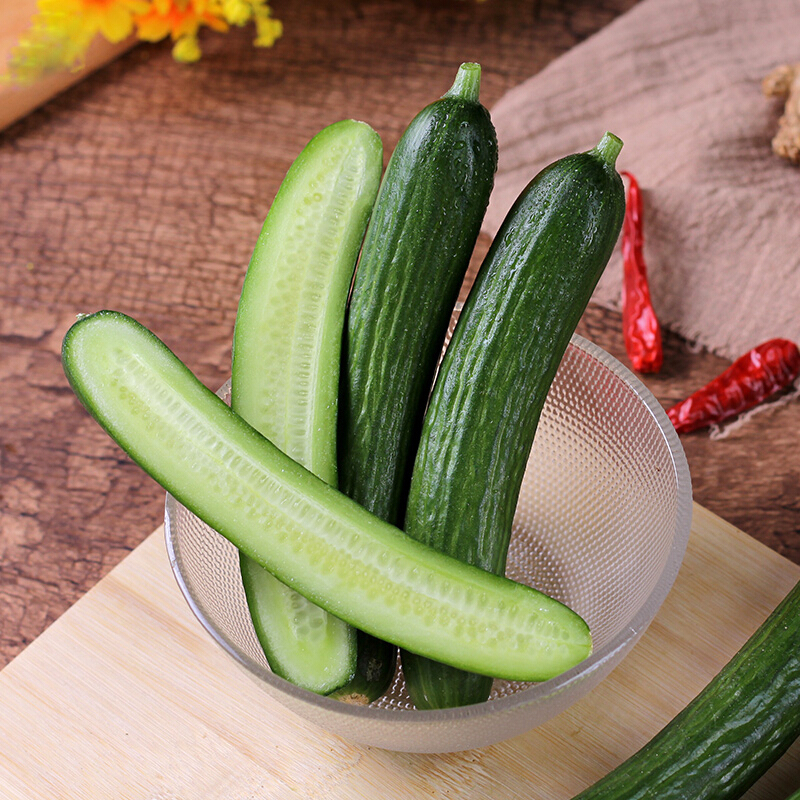荷兰小黄瓜新鲜水果黄瓜嫩甜脆青瓜 无刺小黄瓜2.5kg新鲜蔬菜