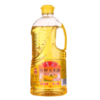 鲁花压榨玉米油900ml 食用油 玉米油 官方正品