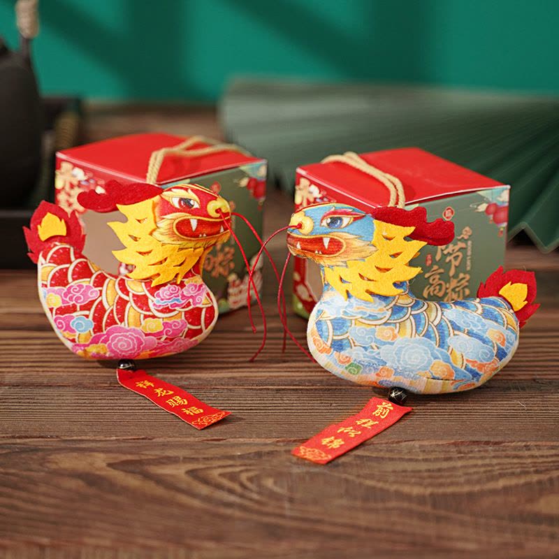 端午节龙舟香包艾草香囊礼品随身平安符挂件汉服搭配挂饰-蓝色龙舟;other--图片