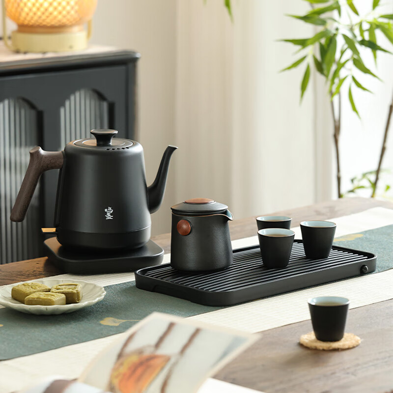鸣盏高端茶具套组 冲泡茶具套装 MZ6002 移动泡茶 随心所欲 陶瓷茶器 嵌套收纳 不占空间