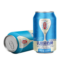 宜养 乳酸菌奶啤发酵型风味饮品 300ml*6罐 盒装原味酸奶啤酒饮品