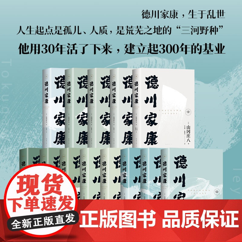 德川家康 全13册 波澜壮阔的历史小说 东亚政商学界智慧宝典 正版 套装 赠书签 人物大事记年表 谱系图 导读手册电子书高清大图