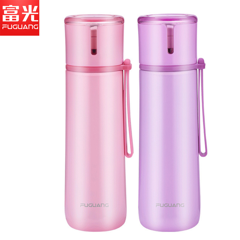 富光(FUGUANG)保温杯 WFZ6029-520 520ML 大容量保温杯不锈钢水维也纳真空水杯