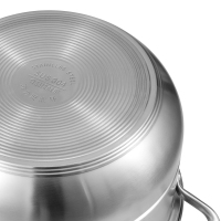 康巴赫(KBH)锅具 32cm蒸锅 KBH32TB1 上蒸下煮 304不锈钢 大容量烹饪 三层复合底