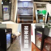 海尔冰柜冷柜高端冰吧侧开门冷藏保鲜 雪茄红酒柜恒温电脑控温(Haier)LC-158DH