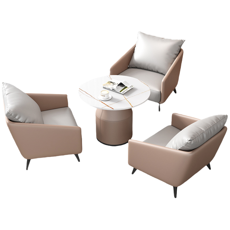 依韵珂休闲沙发三椅+圆桌68*74*70cm套高清大图