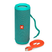 JBL Flip4 音乐万花筒4 蓝牙小音箱 音响 低音炮 防水设计 支持多台串联 便携迷你音响 音箱 薄荷绿