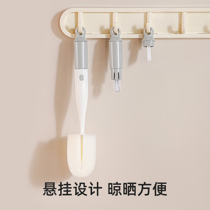 梵特 三合一全新升级长柄杯刷升级款家用洗杯刷洗奶瓶刷子高清大图