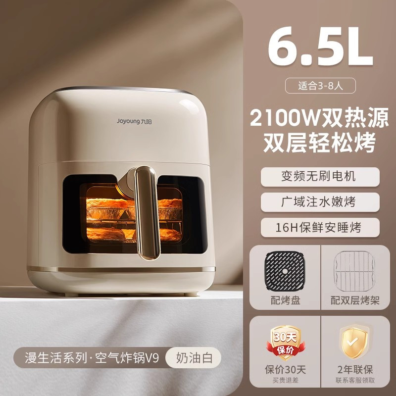 九阳(Joyoung)脱脂 空气炸锅 KL65-V9高清大图