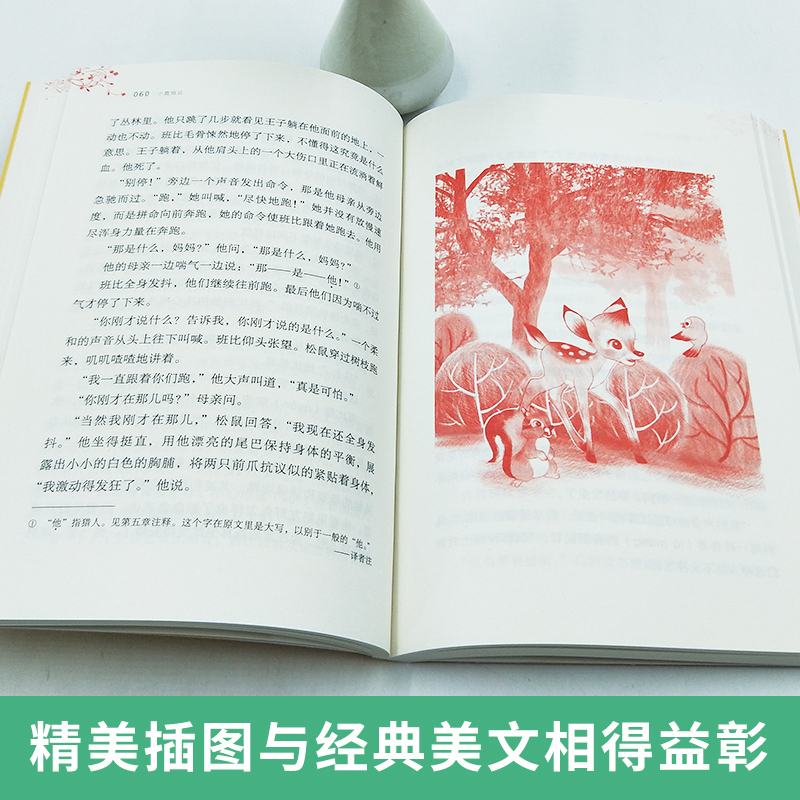 小狐狸阿权 [正版]小鹿斑比亲近母语系列7-12岁儿童课外经典阅读名著故事书书店