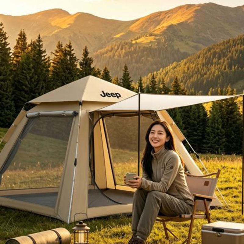 四面帐篷落地窗2.1银胶JEEPP940NAH477