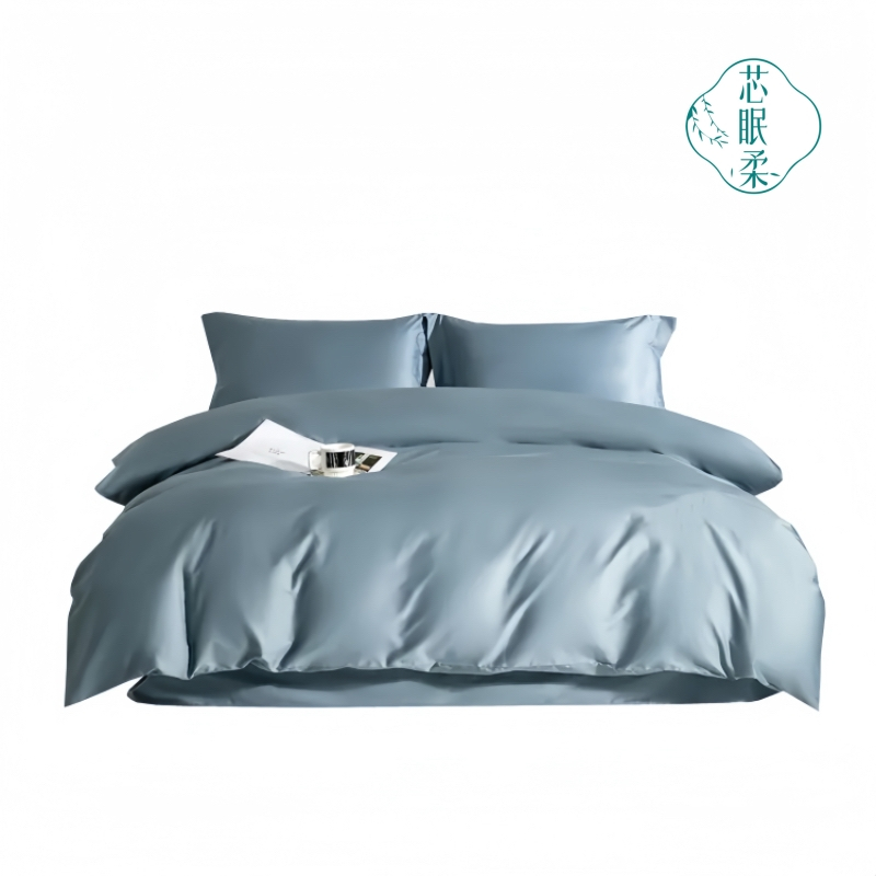 芯眠柔MR-41 200*230cm 亲肤如云纯棉床上四件套(计价单位:套)青色
