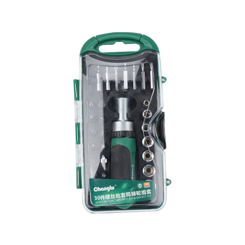 长鹿 30件螺丝批套筒棘轮组套 套