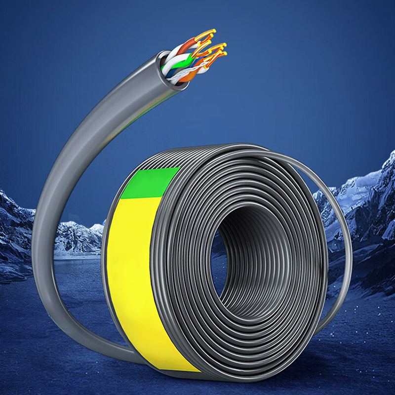 Hittery 六类网线 非屏蔽CAT6类箱线 监控用线 工程家装千兆网络用线 XHS6100 100米灰色(单位:箱)高清大图