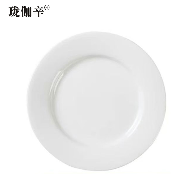 珑伽辛 陶瓷餐具平盘碟子 5英寸/个高清大图
