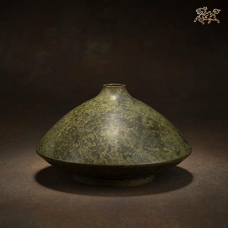 美帮汇全铜摆件《高冈铜器之四寸独乐型》工艺品 饰品花瓶高清大图