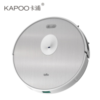 卡浦(KAPOO)扫地机器人一代目M6+扫拖一体机器人 规划清扫 自动回充 视觉导航 碰撞保护 视频监控 吸尘器 银色