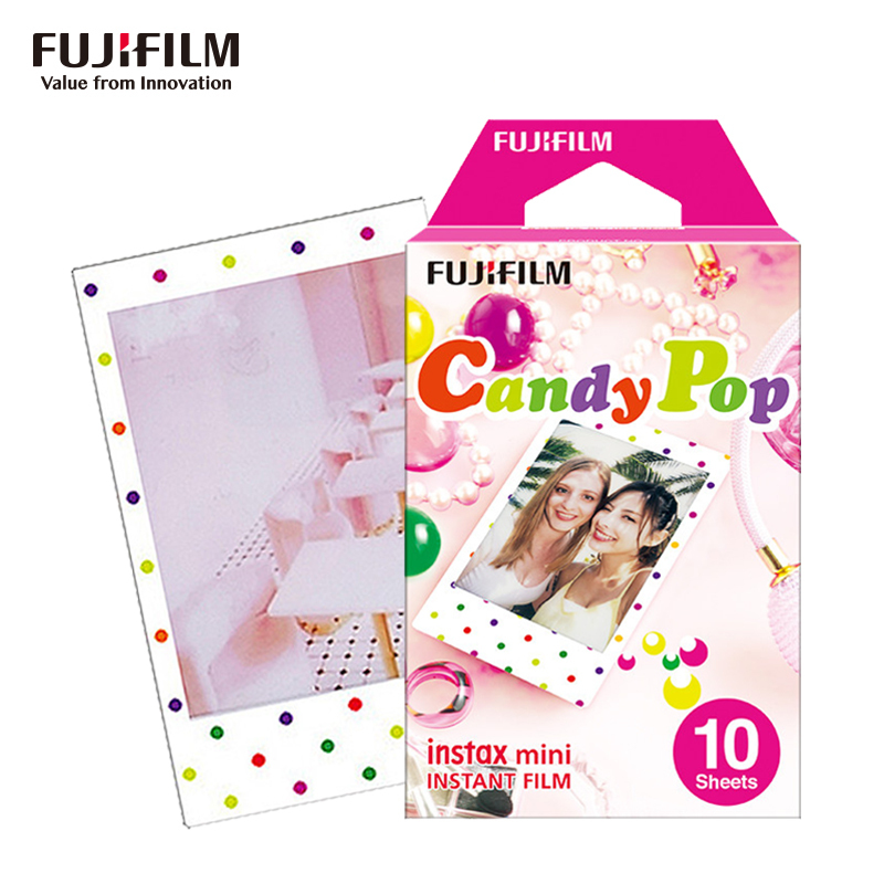 富士(FUJIFILM)INSTAX 拍立得相纸 mini圆点糖果相纸 mini系列相机通用快显胶片(10张)