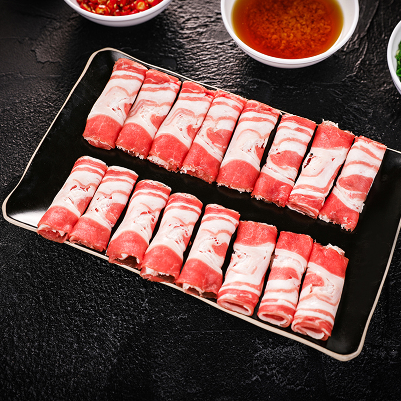 好拾味 火锅食材羊肉卷150g 生鲜涮火锅烧烤煮汤麻辣烫串串汤料关东煮