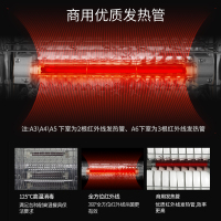圣托（Shentop）餐具消毒柜家用立式 厨房红外线保洁柜 双门商用不锈钢高温消毒碗柜 ZTD288-A5