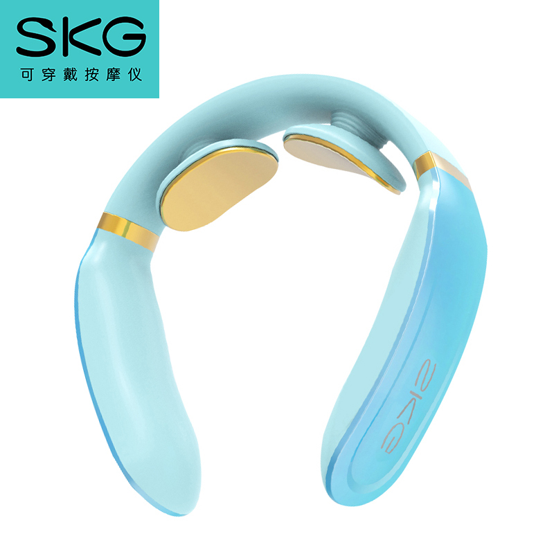 生日礼物 SKG4350颈椎按摩仪护颈仪低频脉冲渐变炫彩潮流时尚单品颈椎按摩器