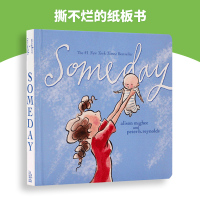 [正版]英文原版绘本 Someday 有一天 伟大的母爱 感动亿人的诗篇 0-3岁幼儿亲子互动纸板书撕不烂 宝宝早教启