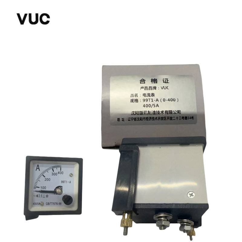VUC 电流表 99T1-A(0-400)400/5A 块高清大图
