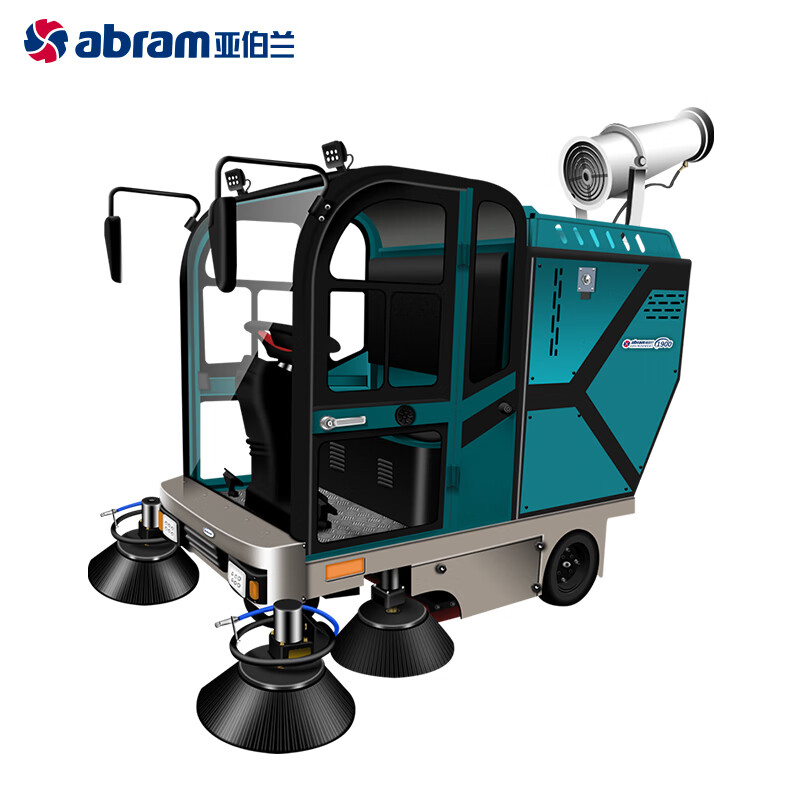 亚伯兰(abram)YBL-1900 高压洗扫一体款扫地机 高压清洗喷洒 加配高压水枪和喷雾 工厂商用市政环卫清扫车