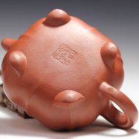 [子冶]500cc 天香壶 原矿红泥 宜兴紫砂壶纯手工 茶具 正品