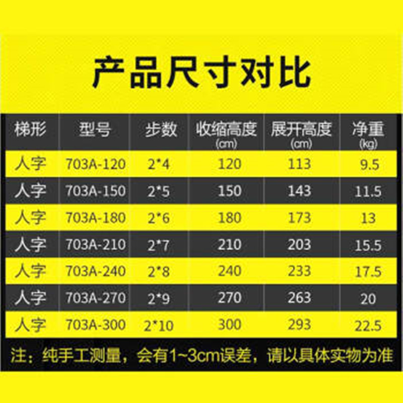 人字梯 人字梯7步 (1架)