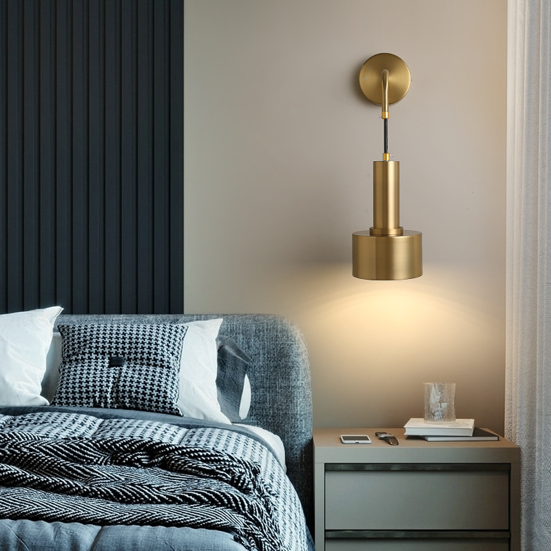 极简床头灯壁灯卧室闪电客现代简约北欧客厅背景墙灯过道灯酒店轻奢