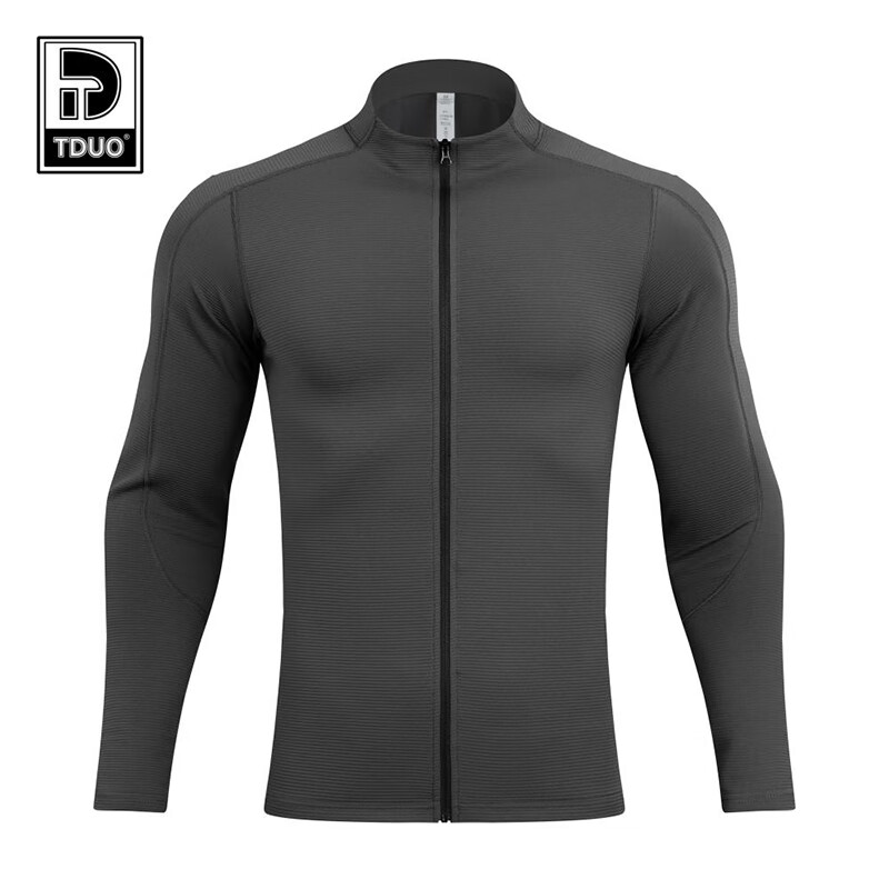 Tduo立领开衫卫衣U03 件 2XL(欧码 城堡灰