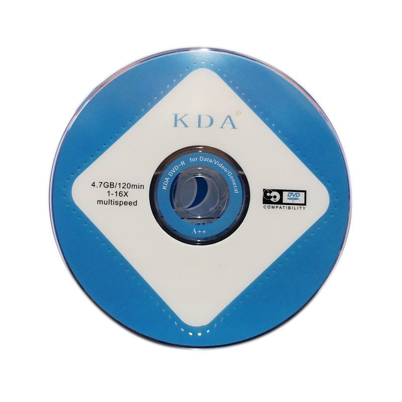 advd10片袋装盘面随机kdadvd光盘dvdr刻录光盘光碟片dvdr刻录盘kda