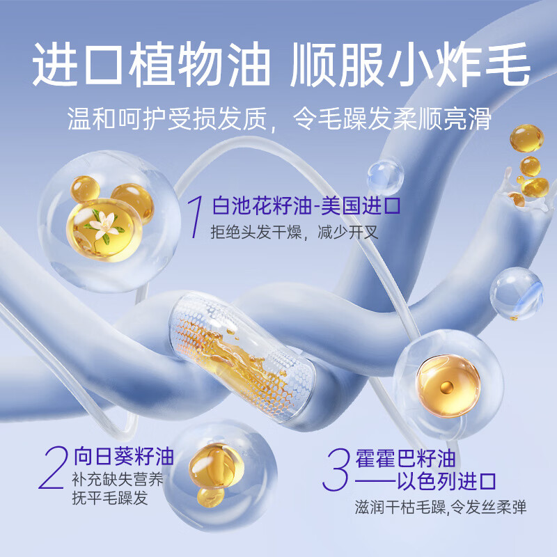 EHD丝柔防断发护发素滋润顺滑改善毛躁干枯烫染受损发质400ml高清大图