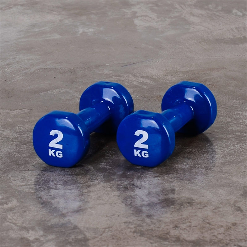 哑铃浸塑彩色练臂肌颈前深蹲儿童负重健身运动家用健身器报价_参数