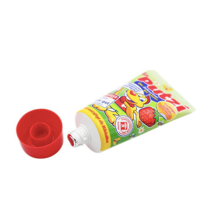 璞慈(Putzi)儿童可吞咽草莓味牙膏防蛀牙加钙50ml(低氟)适用于9个月-7岁德国原装进口两只装