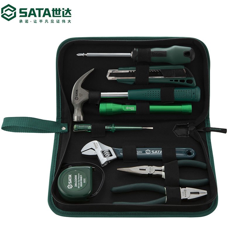 世达(SATA)27件基本维修组套 家用五金工具套装 手动工具套装 06005 1套