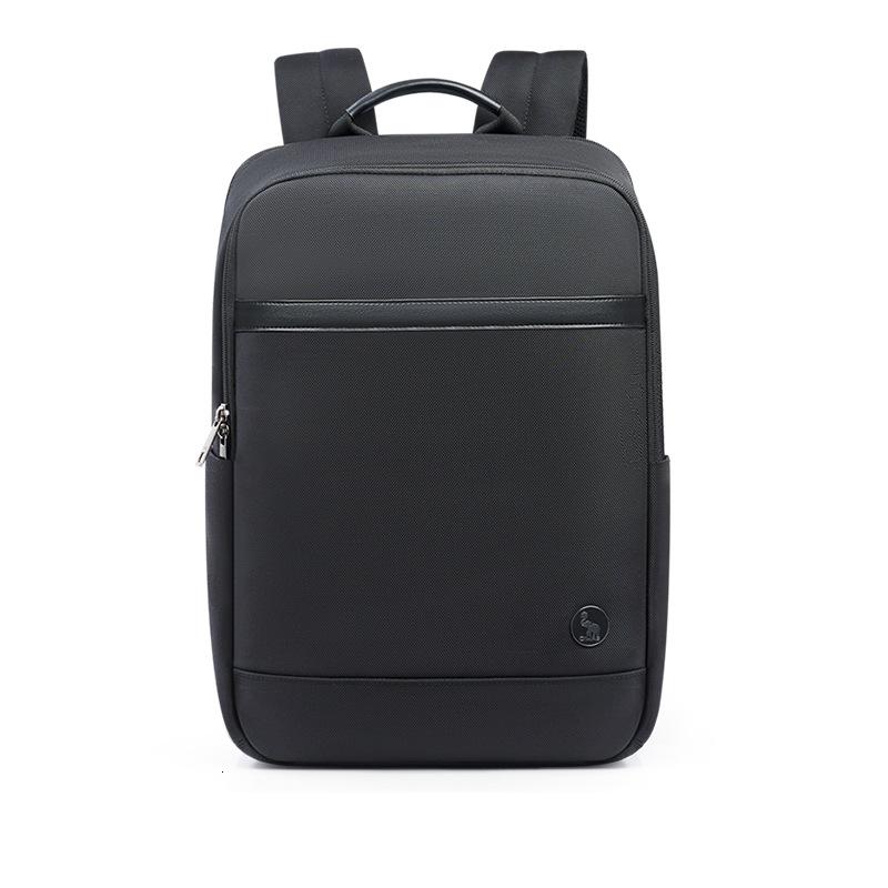 爱华仕(OIWAS)移动办公系列双肩包电脑包14英寸商务男背包女书包旅行通勤OCB4489GA 黑色