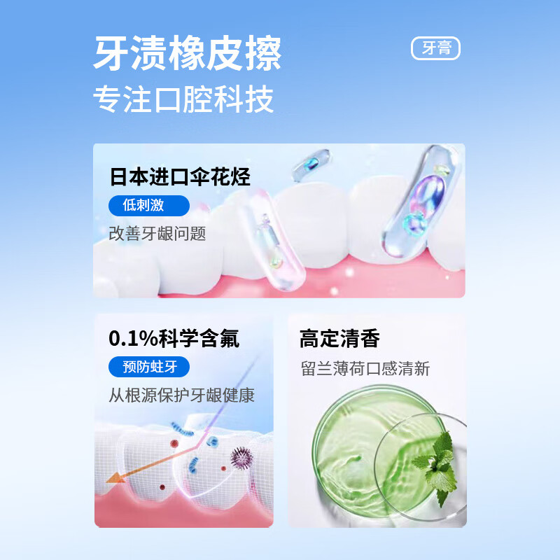 奥朴兰诗(ORIPURUS) 薄荷亮白护龈牙膏 150g高清大图