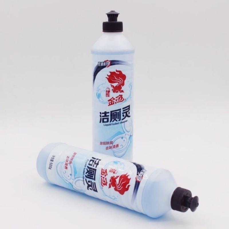 金鱼洁厕灵马桶清洁剂除臭除污除垢清洁用品 2*500g瓶起 2瓶*500g(金鱼洁厕)